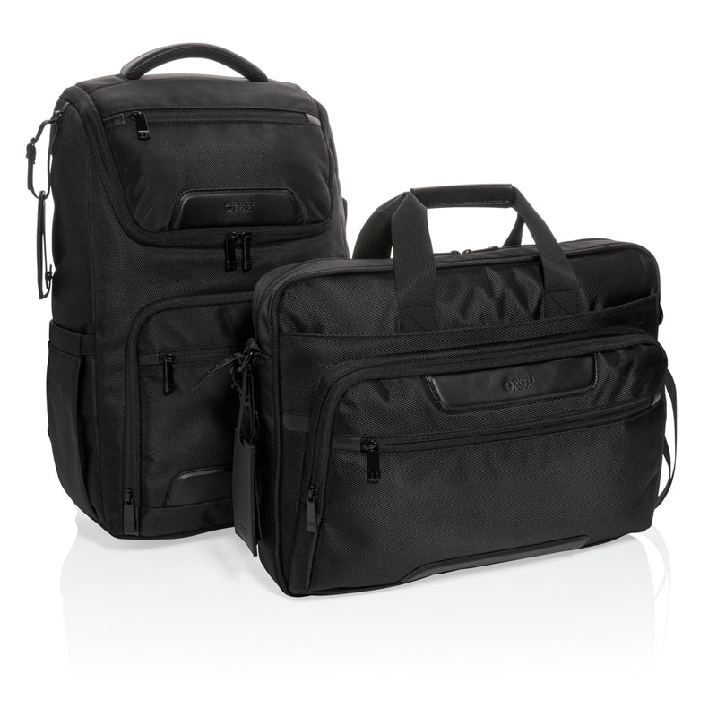 Load image into Gallery viewer, RFID 15.6" Laptop Bag - Custom Wood Designs