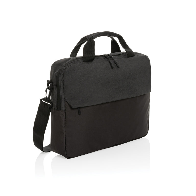 Load image into Gallery viewer, 15.6 inch laptop bag by XD Collection, stylish black bag with padded compartment for laptops and accessories.