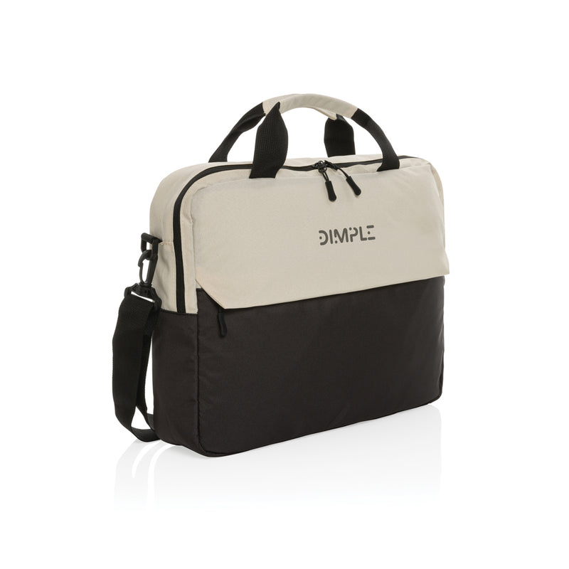Load image into Gallery viewer, 15.6 inch black laptop bag from XD Collection with padded compartment and handle for travel and everyday use