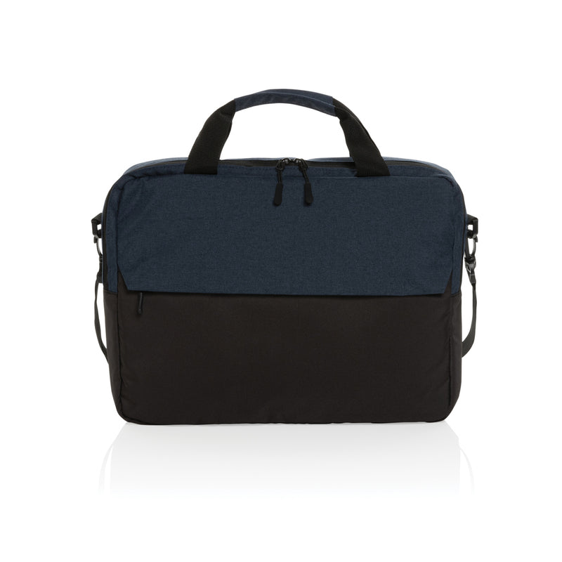 Load image into Gallery viewer, Gray 15.6 inch laptop bag from XD Collection, stylish bag with padded compartments for laptops and accessories.