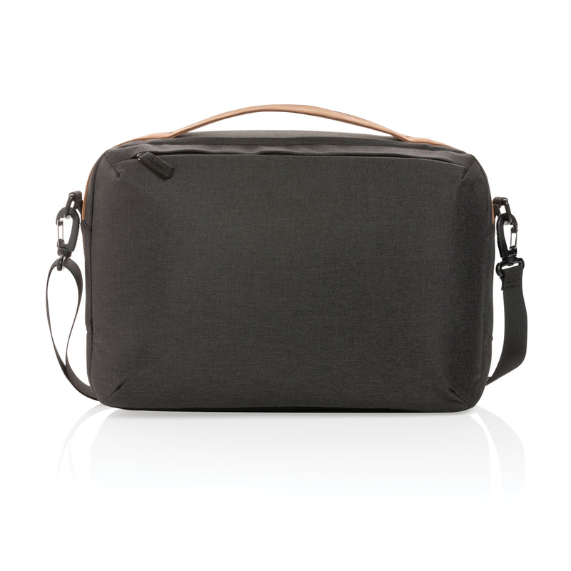 Load image into Gallery viewer, Impact AWARE™ 300D two tone deluxe 15.6" laptop bag - Custom Wood Designs