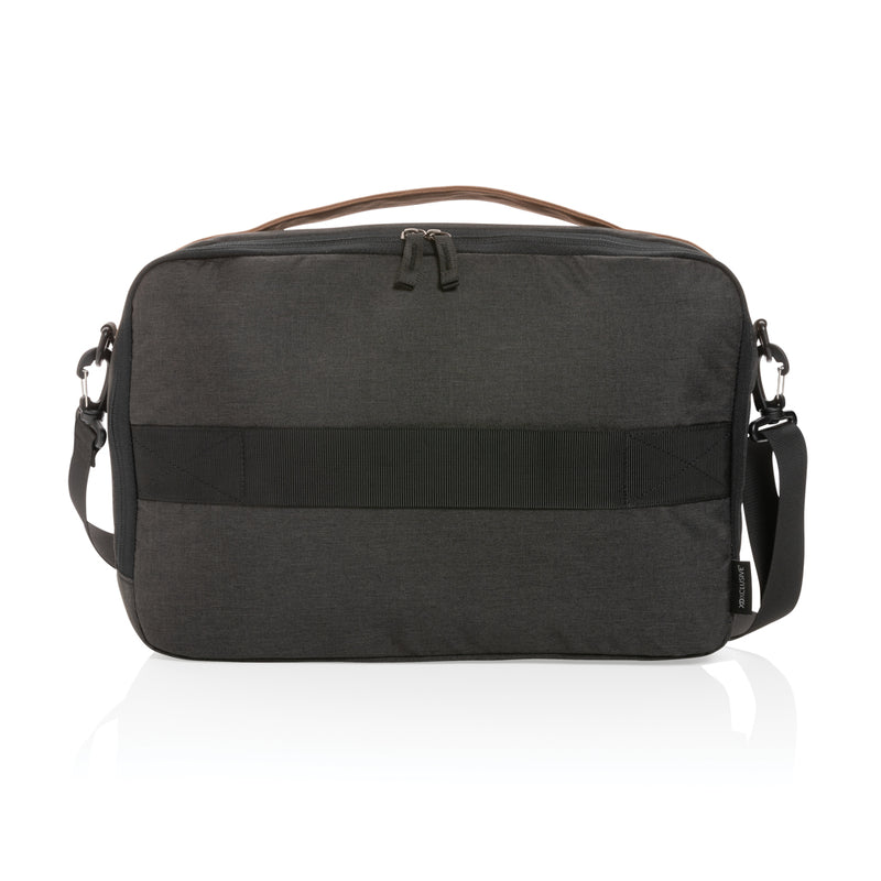 Load image into Gallery viewer, Impact AWARE™ 300D two tone deluxe 15.6" laptop bag - Custom Wood Designs