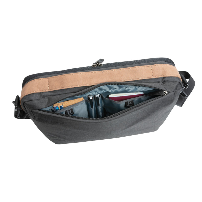 Load image into Gallery viewer, Impact AWARE™ 300D two tone deluxe 15.6" laptop bag - Custom Wood Designs