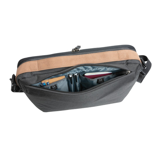 Impact AWARE™ 300D two tone deluxe 15.6" laptop bag - Custom Wood Designs