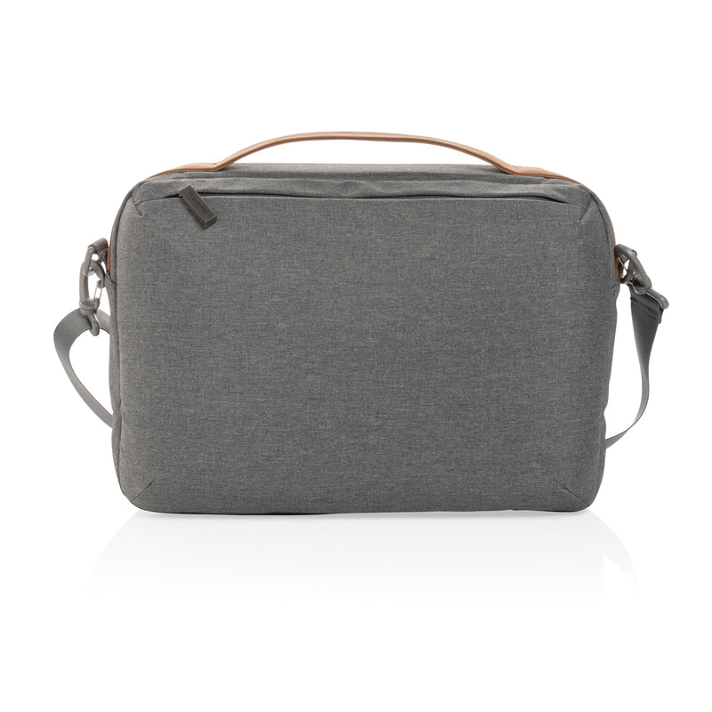 Load image into Gallery viewer, Impact AWARE™ 300D two tone deluxe 15.6" laptop bag - Custom Wood Designs