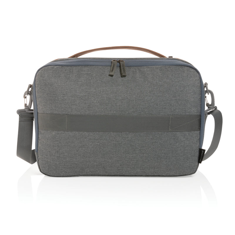 Load image into Gallery viewer, Impact AWARE™ 300D two tone deluxe 15.6" laptop bag - Custom Wood Designs