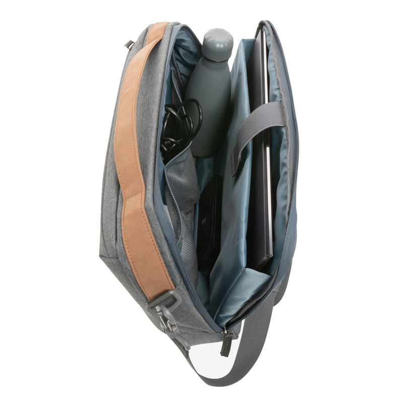 Load image into Gallery viewer, Impact AWARE™ 300D two tone deluxe 15.6" laptop bag - Custom Wood Designs