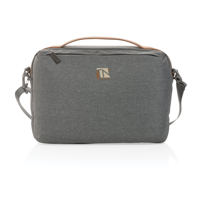 Load image into Gallery viewer, Impact AWARE™ 300D two tone deluxe 15.6" laptop bag - Custom Wood Designs