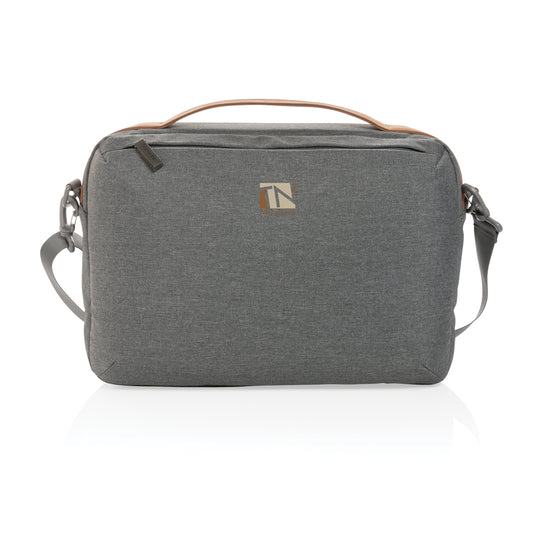 Impact AWARE™ 300D two tone deluxe 15.6" laptop bag - Custom Wood Designs