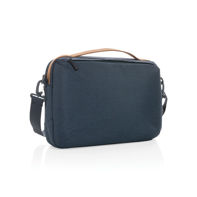 Load image into Gallery viewer, Impact AWARE™ 300D two tone deluxe 15.6" laptop bag - Custom Wood Designs