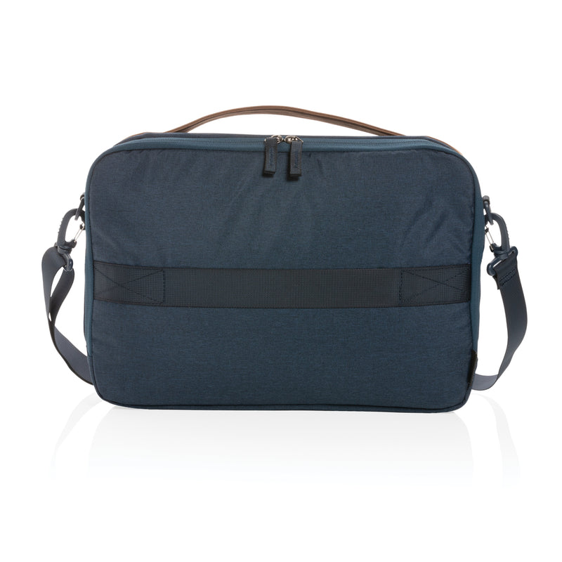 Load image into Gallery viewer, Impact AWARE™ 300D two tone deluxe 15.6" laptop bag - Custom Wood Designs