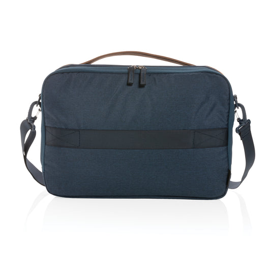 Impact AWARE™ 300D two tone deluxe 15.6" laptop bag - Custom Wood Designs