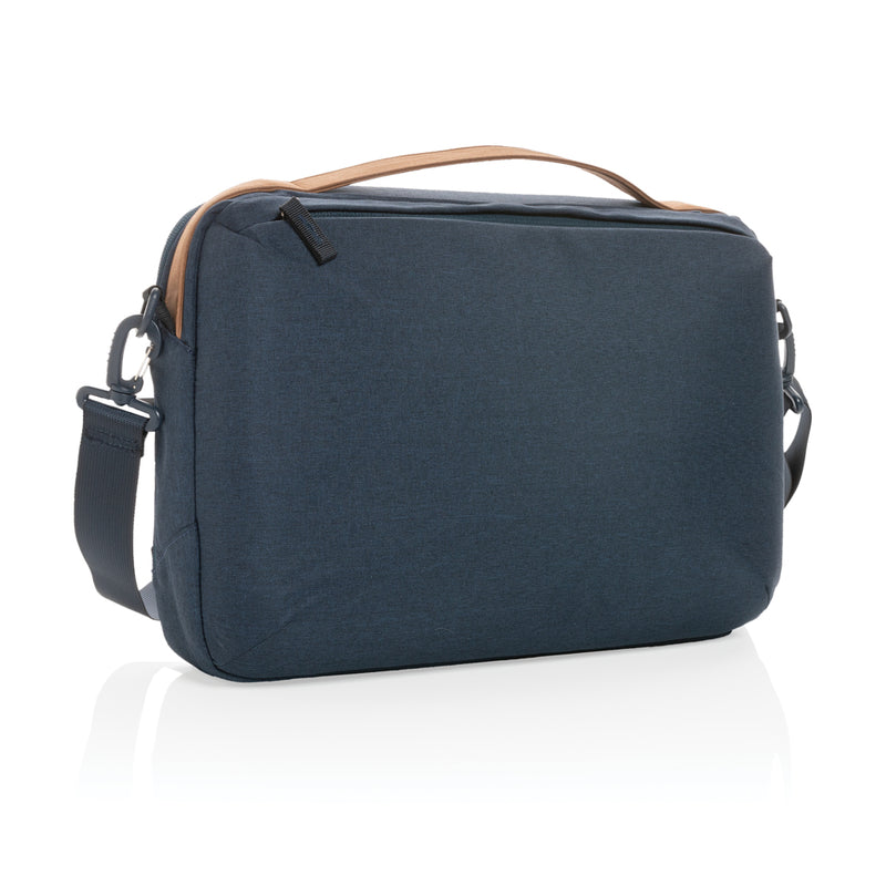 Load image into Gallery viewer, Impact AWARE™ 300D two tone deluxe 15.6" laptop bag - Custom Wood Designs