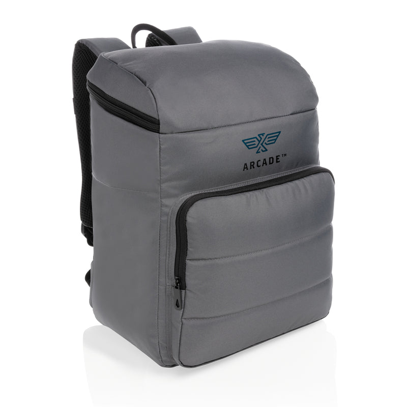 Load image into Gallery viewer, Impact AWARE™ RPET cooler backpack by XD Xclusive, outdoor backpack with insulated interior and adjustable straps.