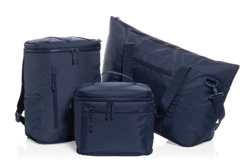 Load image into Gallery viewer, XD Collection Sonny Aware™ RPET cooler backpack for outdoor use, with insulated compartments and adjustable straps.