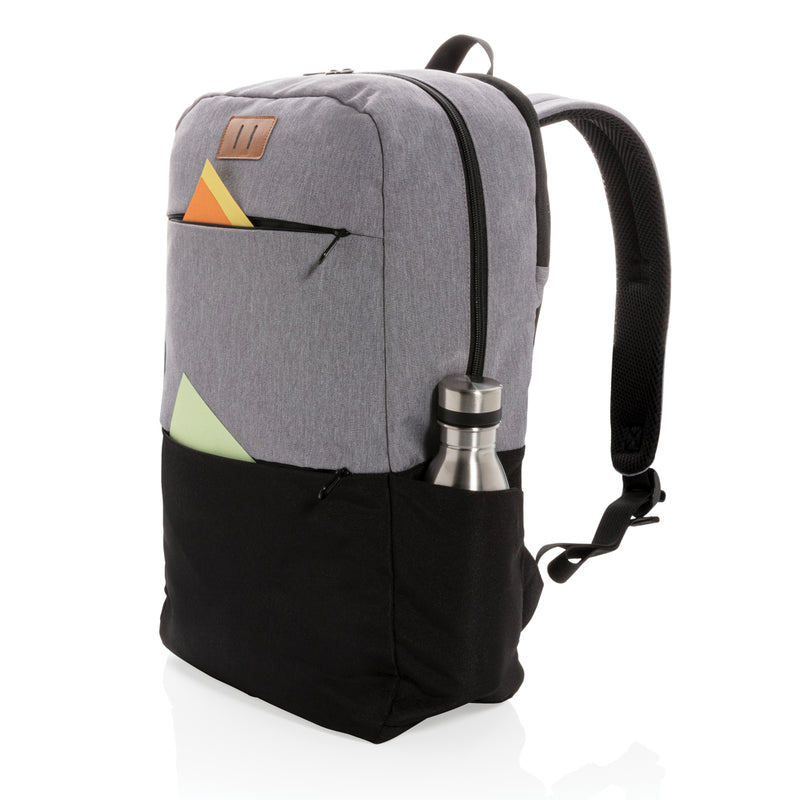 Load image into Gallery viewer, Modern 15.6-inch PVC-free USB and RFID laptop backpack from XD Collection, showing the stylish, functional bag with compartments.