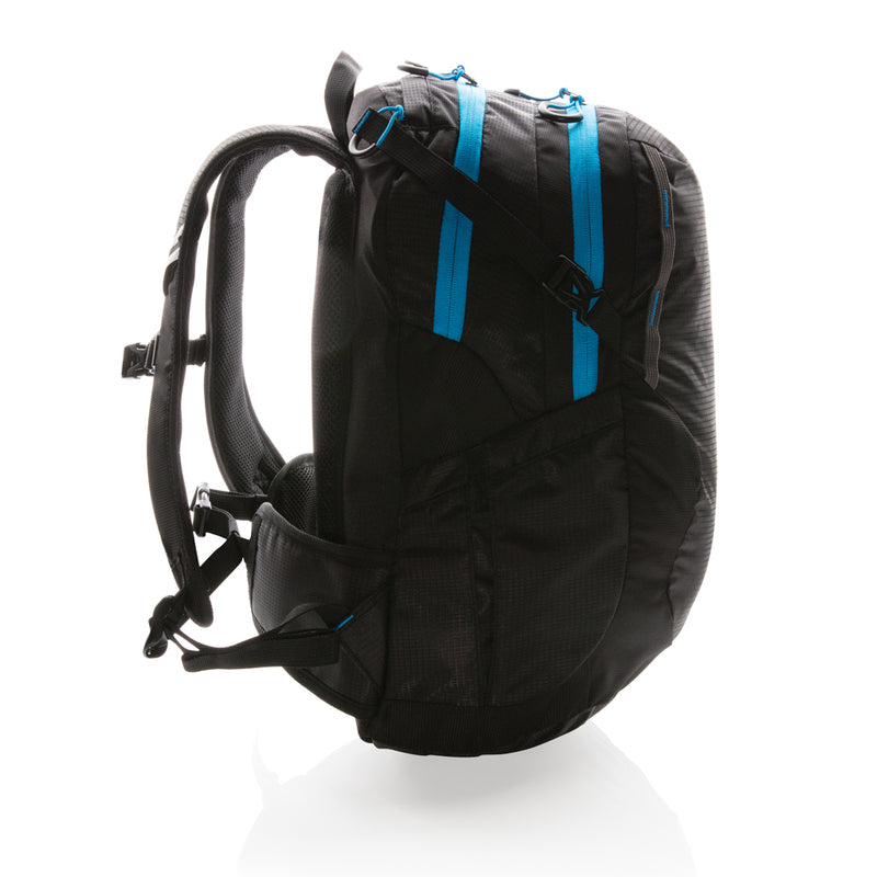 Load image into Gallery viewer, XD Collection Explorer ripstop medium hiking backpack 26L in gray with multiple compartments and padded shoulder straps