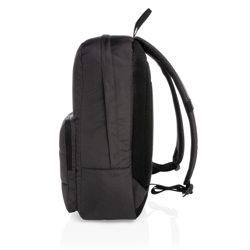Load image into Gallery viewer, XD Xclusive Impact AWARE™ RPET 15.6-inch laptop backpack with multiple compartments and padded straps, made from recycled materials.