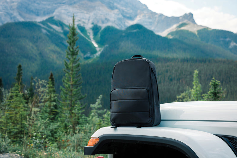 Load image into Gallery viewer, XD Xclusive Impact AWARE™ RPET 15.6-inch laptop backpack with multiple compartments and padded straps.