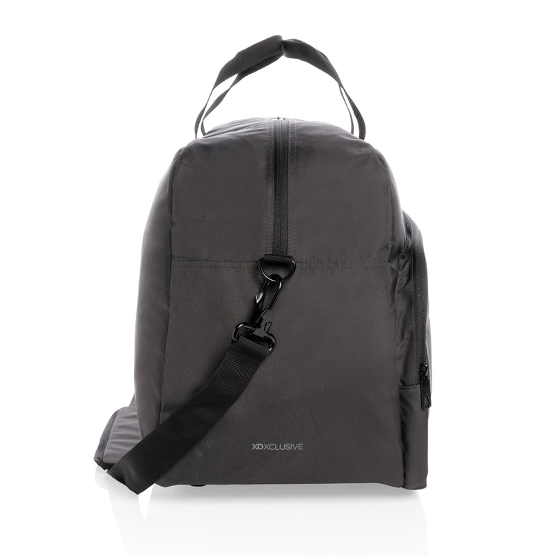 Load image into Gallery viewer, Impact AWARE™ RPET weekend duffel bag by XD Xclusive, showing its spacious design and durable eco-friendly material.