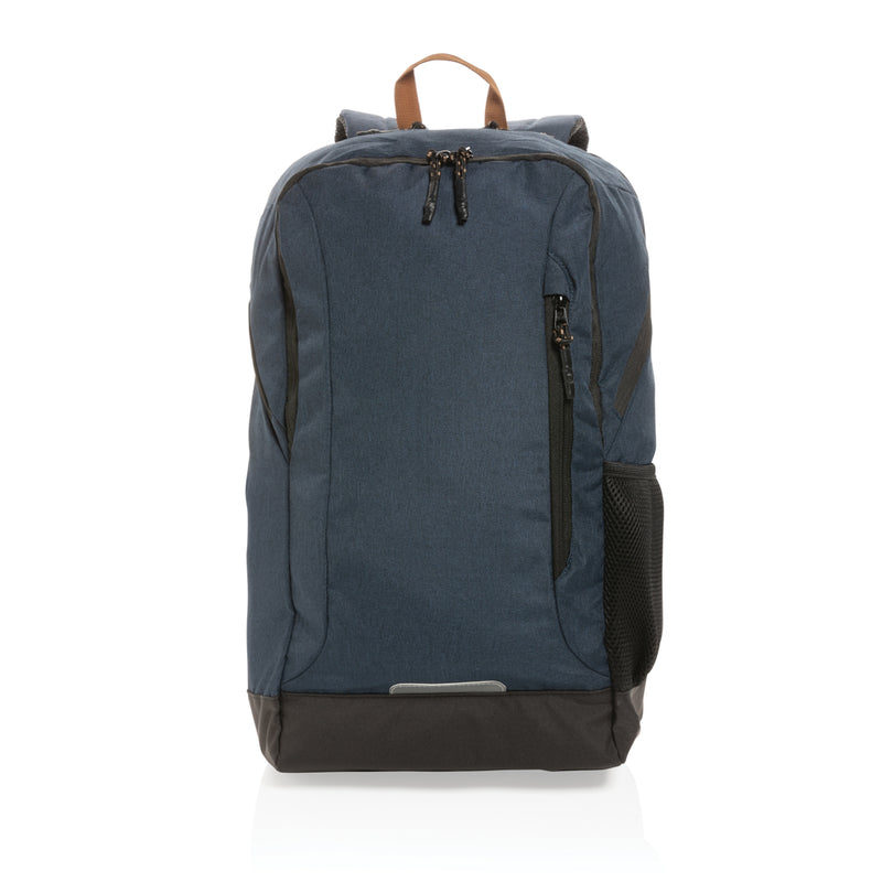 Load image into Gallery viewer, Impact AWARE™ Urban outdoor backpack by XD Collection with multiple compartments and sturdy straps, designed for travel and daily use.