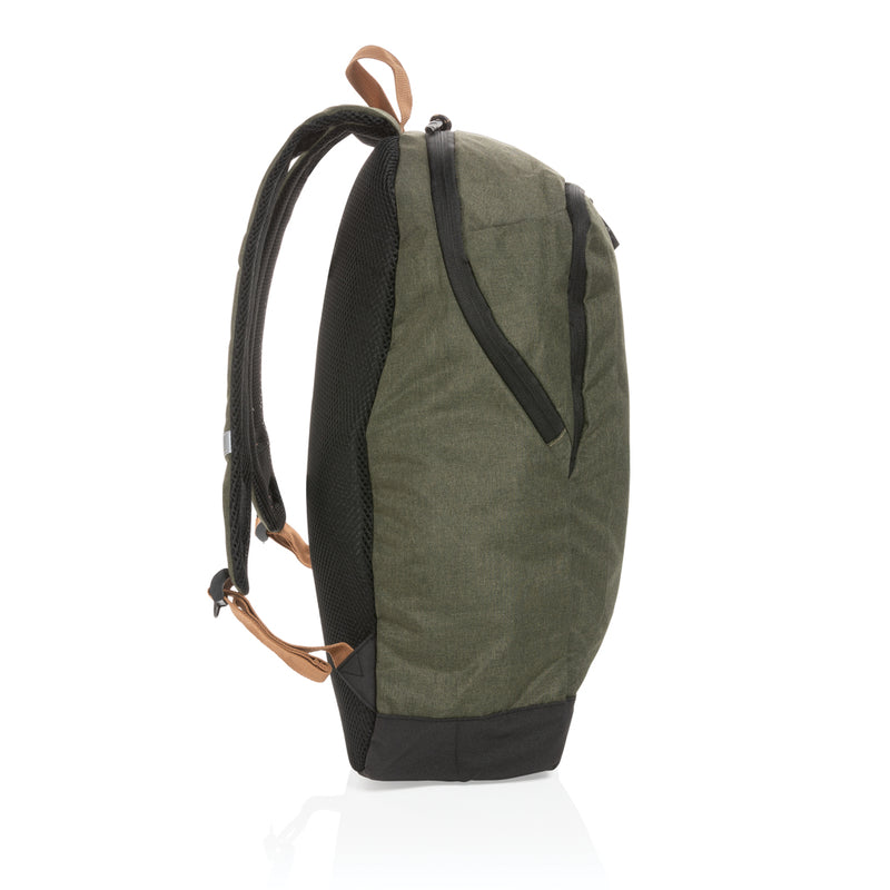 Load image into Gallery viewer, Impact AWARE™ Urban outdoor backpack by XD Collection featuring multiple compartments, durable design, and adjustable straps.