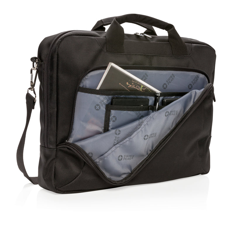 Load image into Gallery viewer, Deluxe 15” laptop bag - Custom Wood Designs