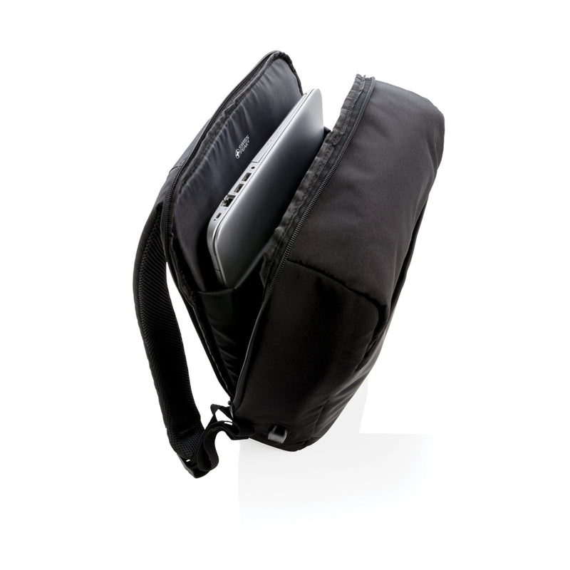 Load image into Gallery viewer, Swiss Peak 15" anti-theft RFID & USB backpack PVC free - Custom Wood Designs