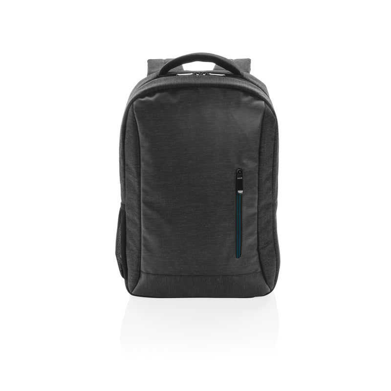 Load image into Gallery viewer, XD Collection 900D PVC-free laptop backpack showing durable fabric, padded shoulder straps, and front zip compartments.