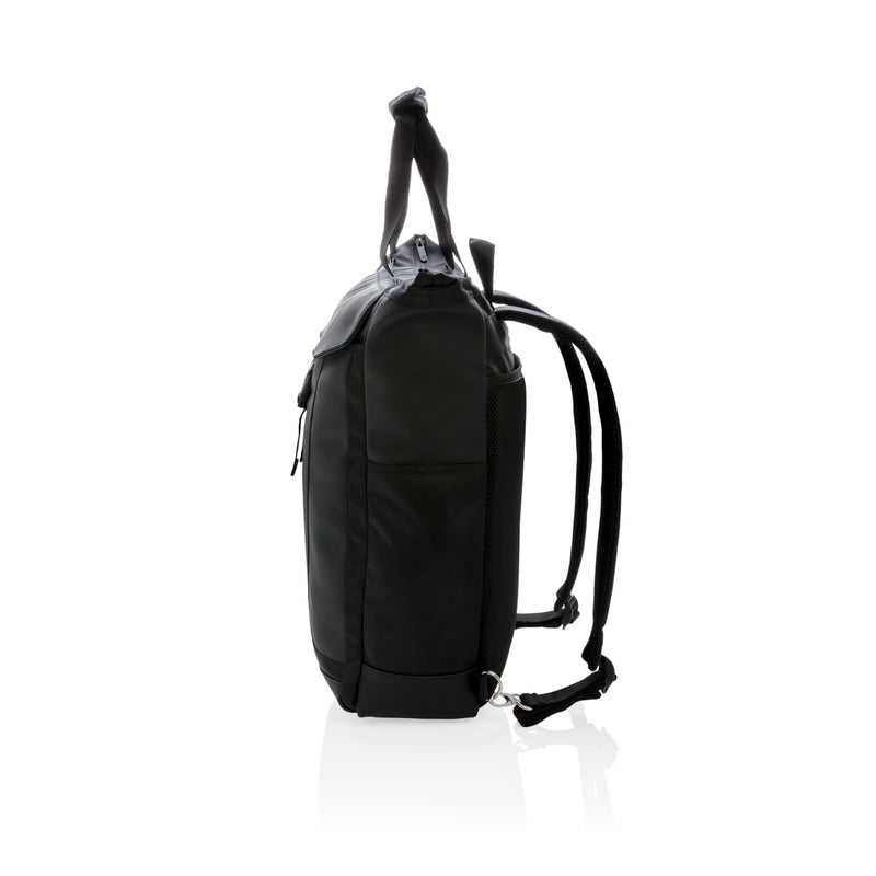 Load image into Gallery viewer, Swiss Peak 15-inch PVC-free laptop tote bag with multiple compartments and sturdy handles, ideal for travel and daily use.
