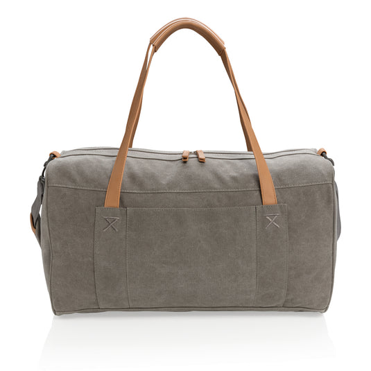 Canvas travel/weekend bag PVC free - Custom Wood Designs