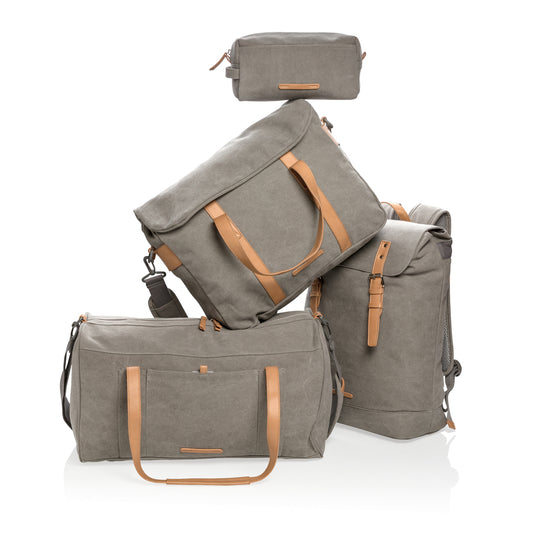 Canvas travel/weekend bag PVC free - Custom Wood Designs