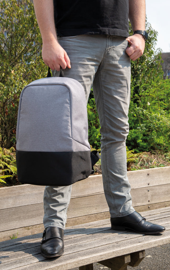 Load image into Gallery viewer, PVC-free RFID anti-theft backpack from XD Collection, featuring secure compartments and modern travel bag design.