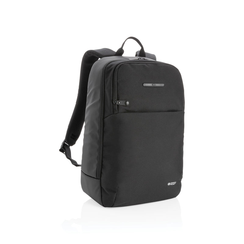 Load image into Gallery viewer, Swiss Peak laptop backpack with UV-C steriliser pocket - Custom Wood Designs