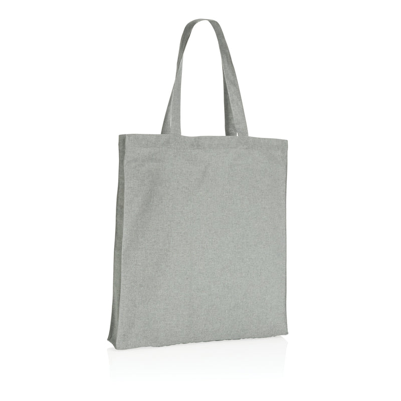 Load image into Gallery viewer, Impact AWARE™ recycled cotton tote bag with bottom, from XD Collection, featuring a spacious design and eco-friendly materials.