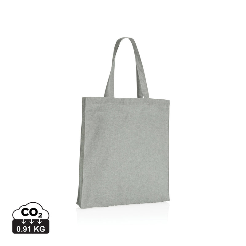 Load image into Gallery viewer, Recycled cotton tote bag with bottom from XD Collection Impact AWARE™ in 145g weight, designed for versatile use.