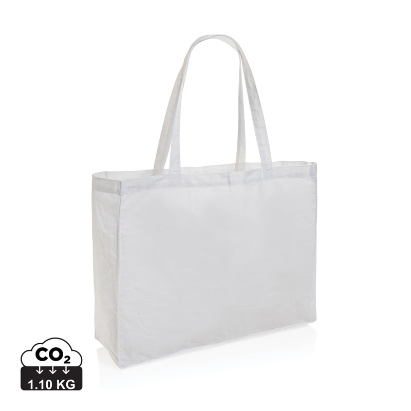 Load image into Gallery viewer, Cotton shopper bag from XD Collection, 145g weight, durable and eco-friendly for shopping and travel use.