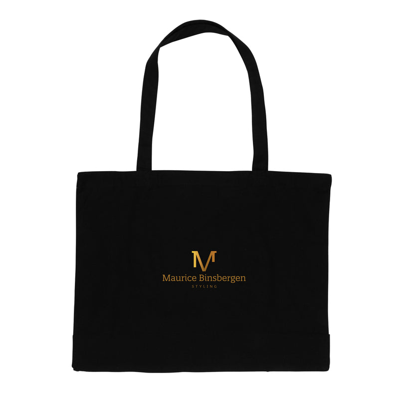 Load image into Gallery viewer, XD Collection cotton shopper bag, 145g lightweight eco-friendly tote with handles, ideal for shopping and travel.