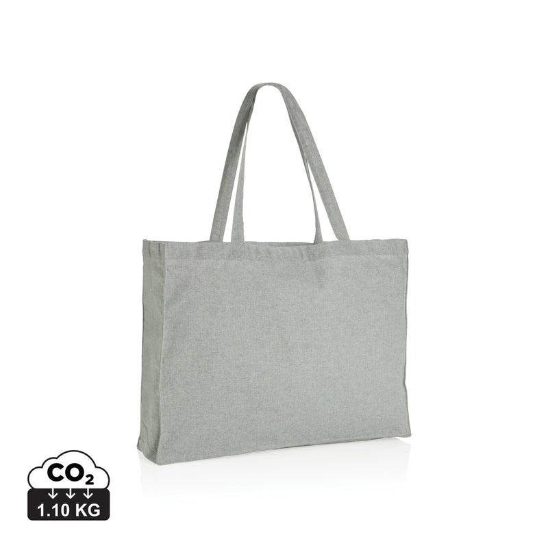 Load image into Gallery viewer, Cotton shopper bag by XD Collection in natural color, lightweight and durable for shopping and travel use
