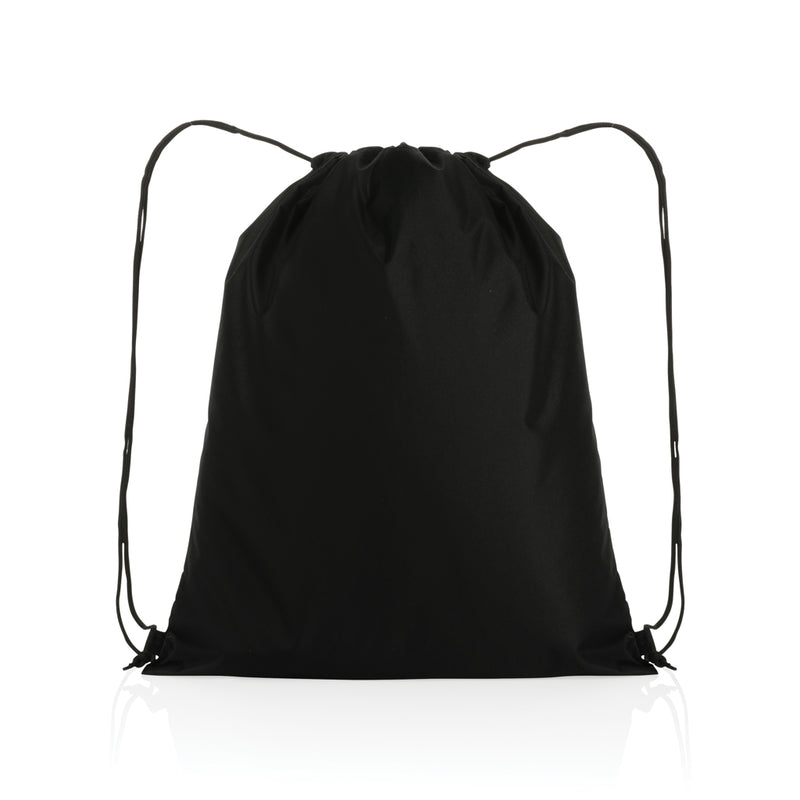 Load image into Gallery viewer, Impact AWARE™ RPET 190T drawstring bag by XD Collection, lightweight reusable bag with drawstring closure and eco-friendly material.