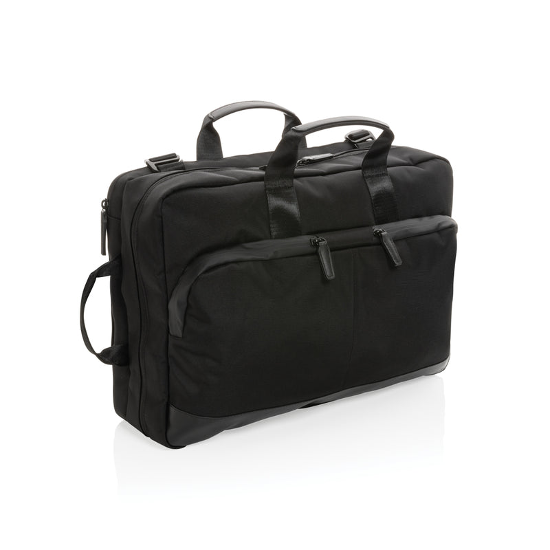 Load image into Gallery viewer, Swiss Peak Aware™ executive 2-in-1 laptop backpack - Custom Wood Designs