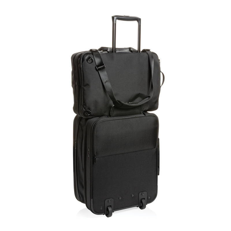 Load image into Gallery viewer, Swiss Peak Aware™ executive 2-in-1 laptop backpack - Custom Wood Designs