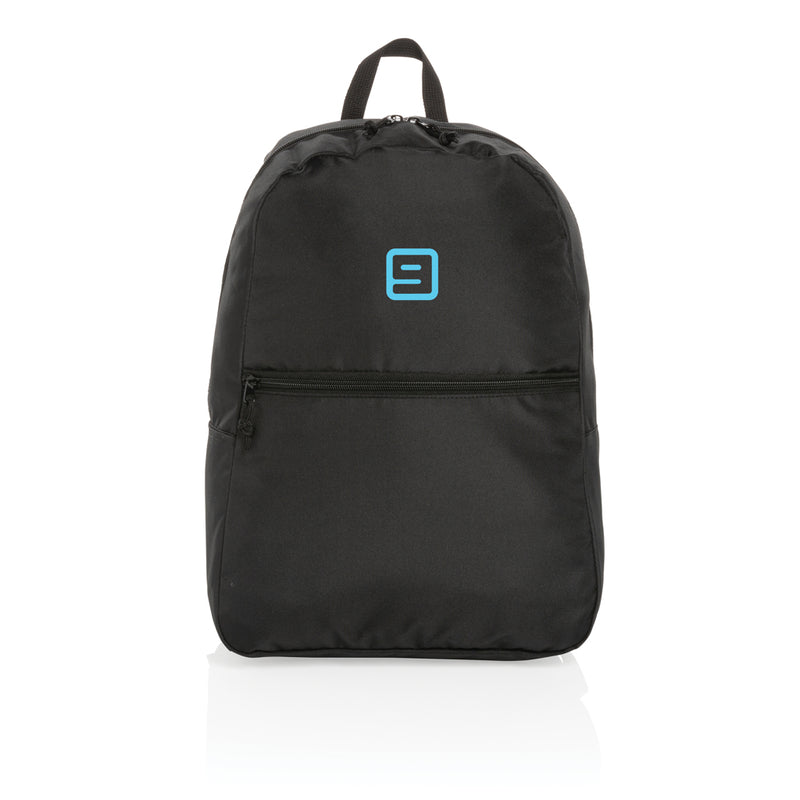 Load image into Gallery viewer, Lightweight Impact AWARE™ RPET backpack from XD Collection featuring multiple compartments and adjustable straps for travel and daily use.