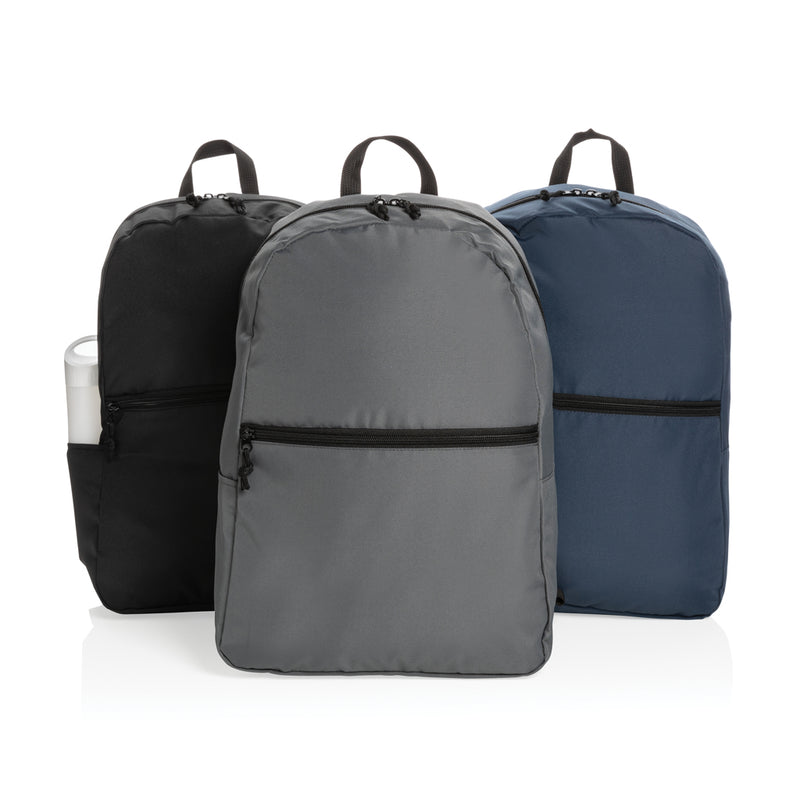 Load image into Gallery viewer, Lightweight Impact AWARE™ RPET backpack by XD Collection with multiple compartments and adjustable straps for travel and everyday use.