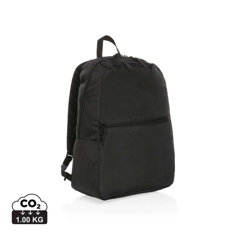 Load image into Gallery viewer, Lightweight Impact AWARE™ RPET backpack from XD Collection, showcasing its eco-friendly design and spacious compartments.