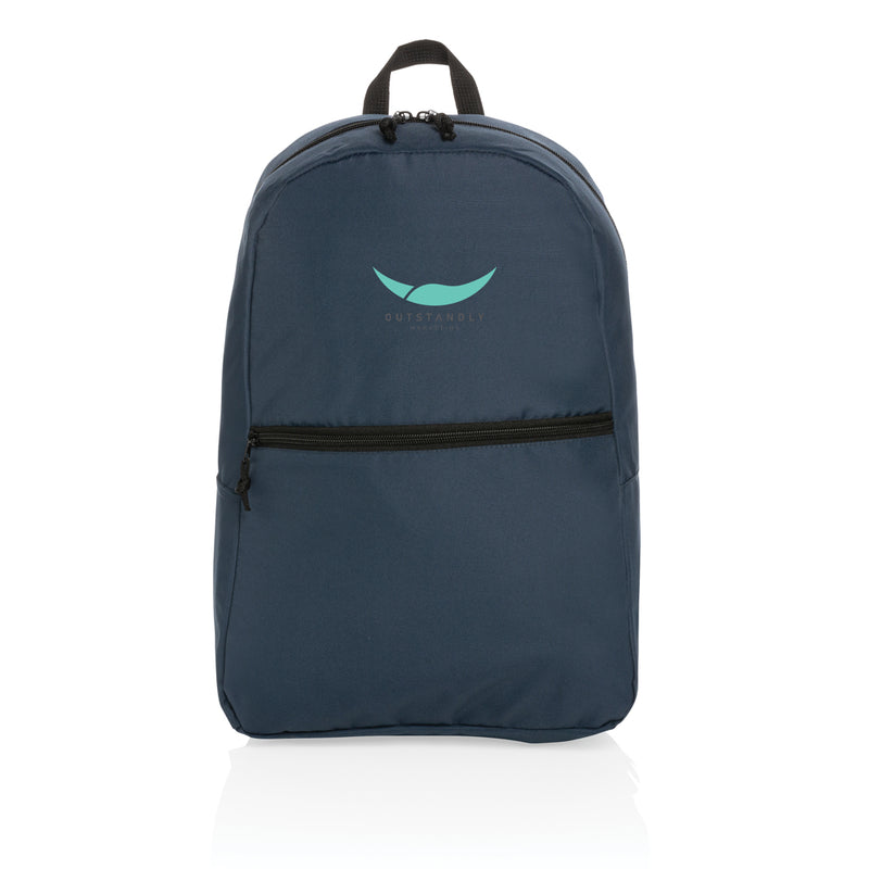 Load image into Gallery viewer, Lightweight impact AWARE™ RPET backpack from XD Collection with multiple compartments and durable straps, designed for travel and daily use.