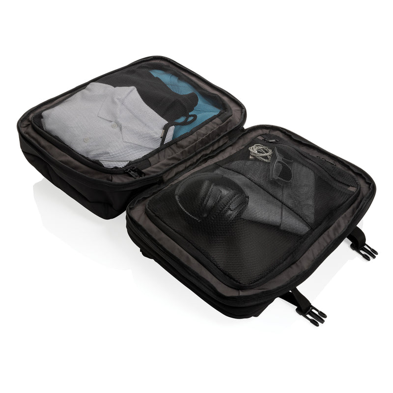 Load image into Gallery viewer, Swiss Peak AWARE™ RPET 15.6' expandable weekend backpack - Custom Wood Designs