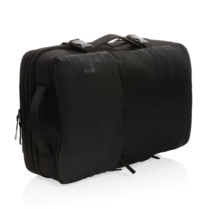 Load image into Gallery viewer, Swiss Peak AWARE™ RPET 15.6' expandable weekend backpack - Custom Wood Designs