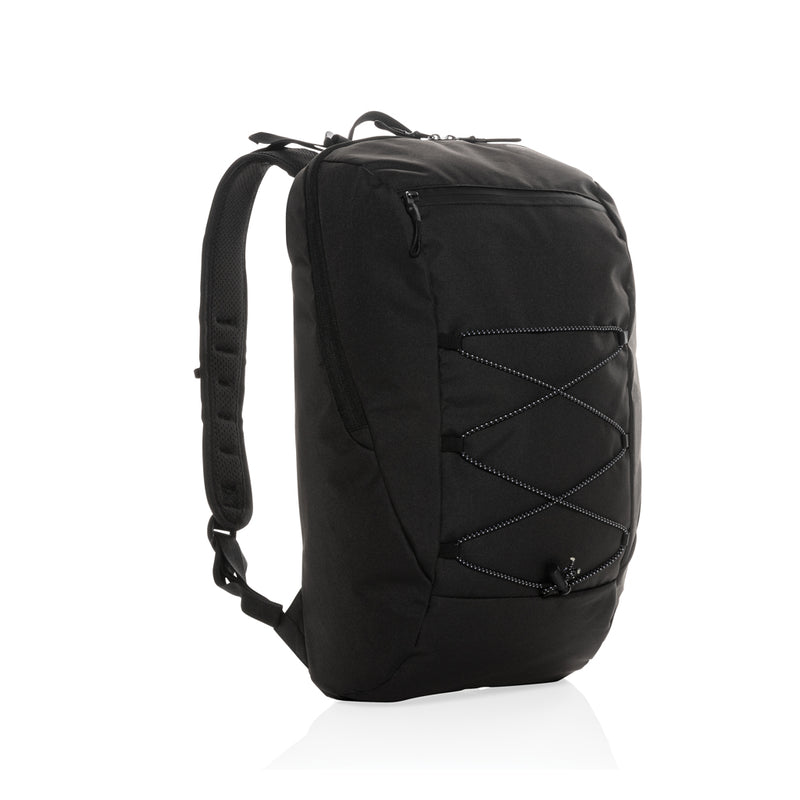 Load image into Gallery viewer, Impact AWARE™ hiking backpack 18L by XD Collection shown in a rugged outdoor setting with adjustable straps and multiple compartments.