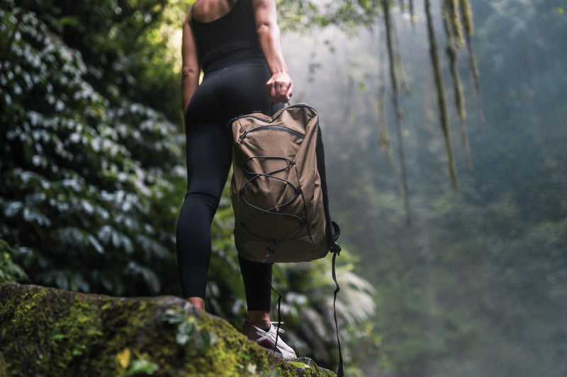 Load image into Gallery viewer, Impact AWARE™ hiking backpack 18L by XD Collection, outdoor travel bag with adjustable straps and multiple compartments.